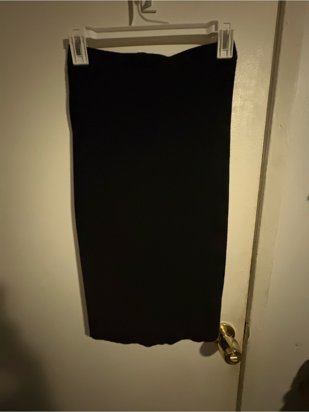 Abercrombie & Fitch Knit Black Women's Midi Skirt